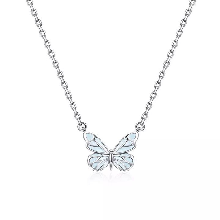 925 Sterling Silver Butterfly Necklace