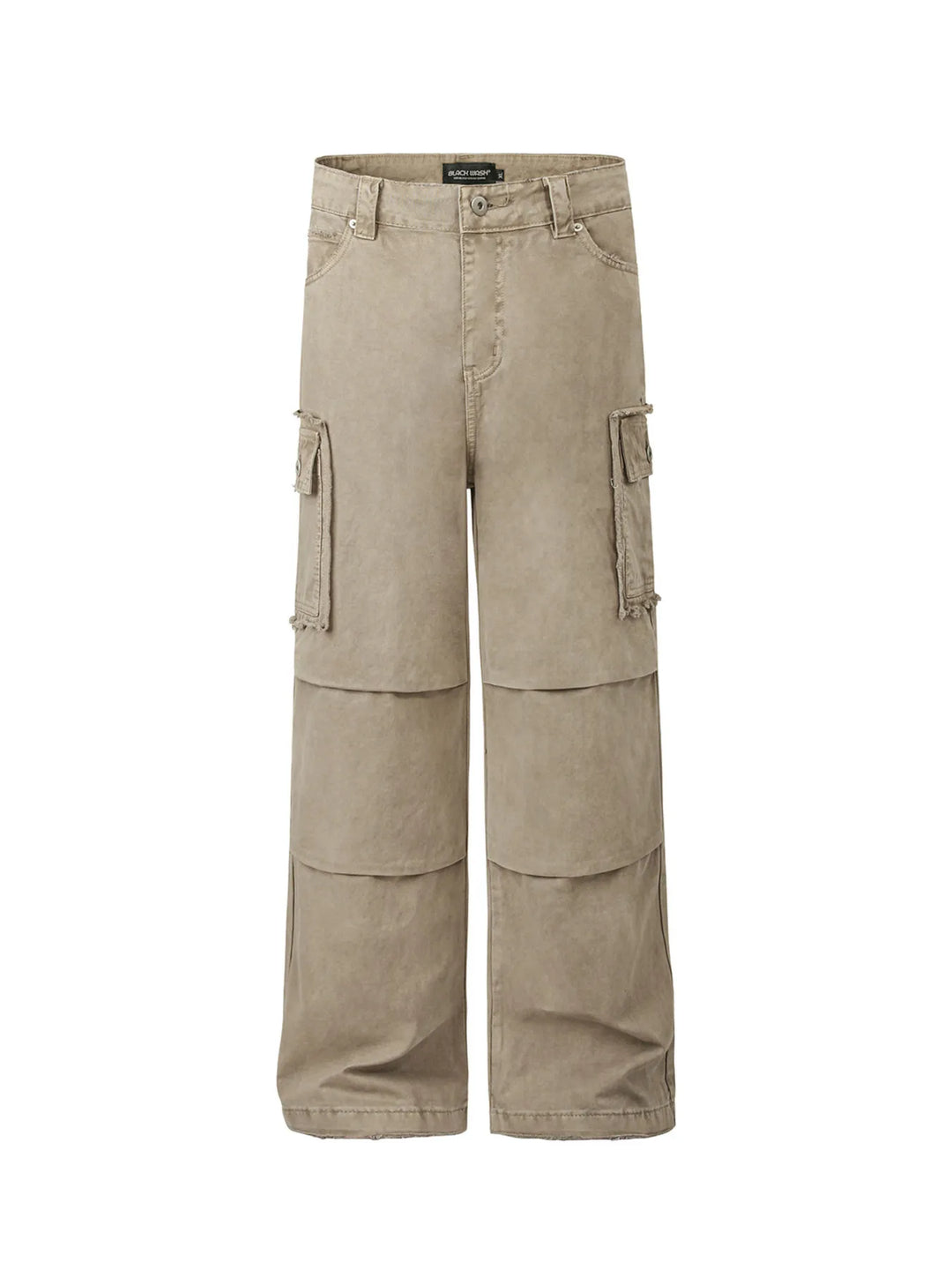 Men's Wide Leg Cargo Pants with Multi-Pockets