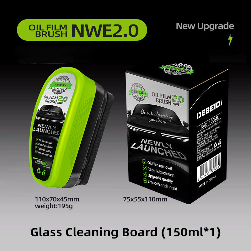 Green Car Glass Wiper Strong Oil-removing Film Crystal Plating Coating Water Drive