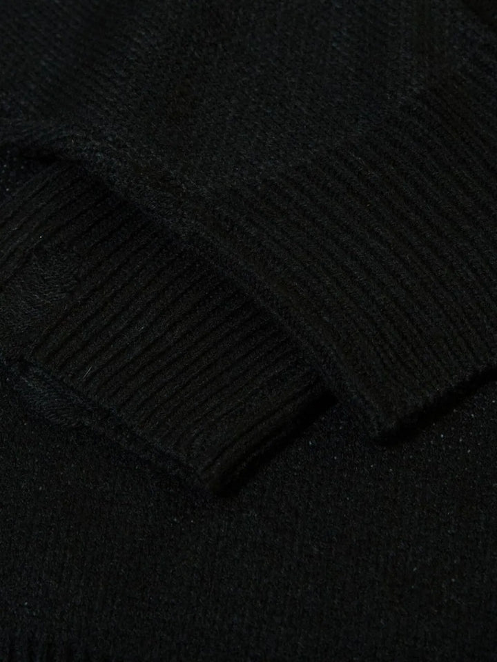 Men's Cross Round Neck Sweater