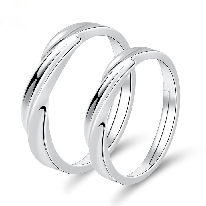 Moissanite Engagement Couple Couple Rings