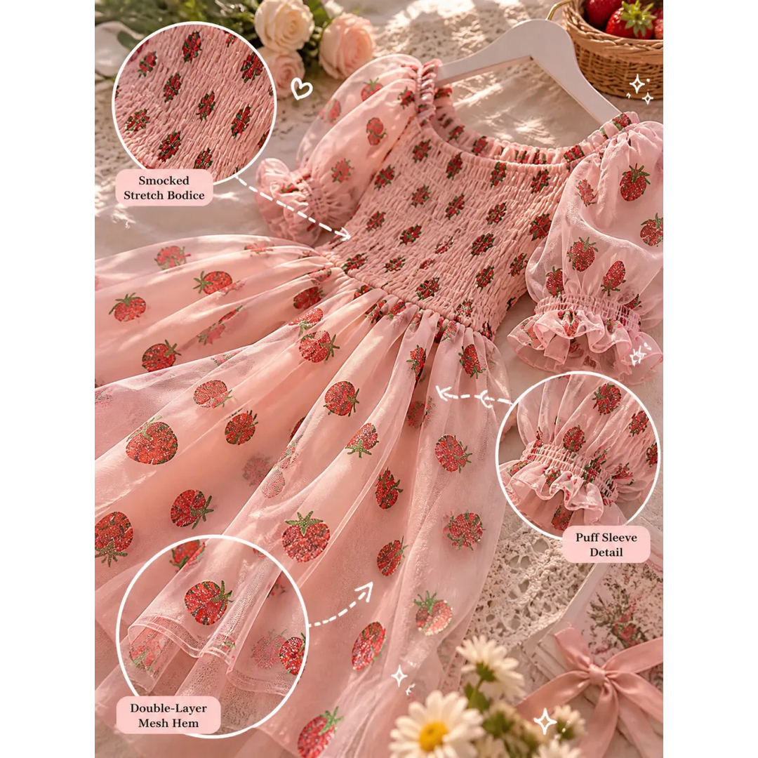 Kawaii Strawberry Dress