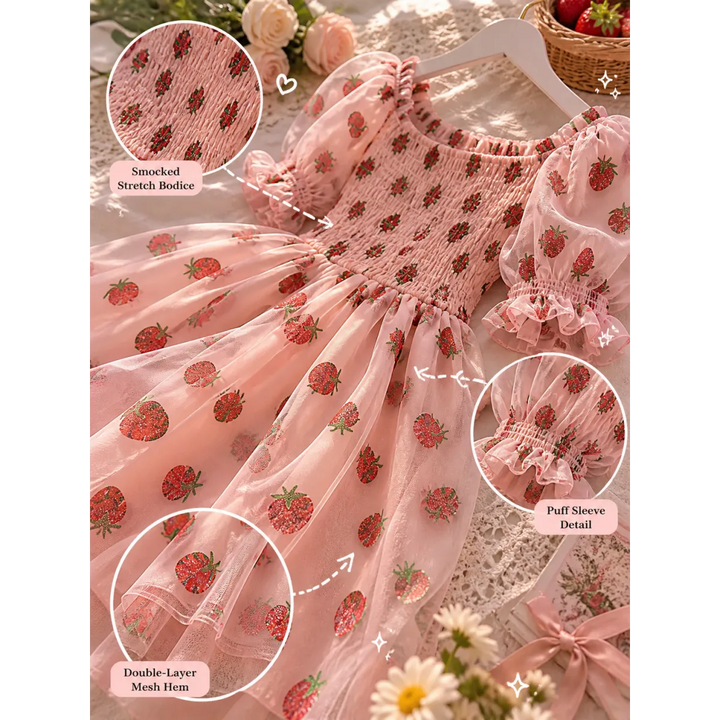 Kawaii Strawberry Dress