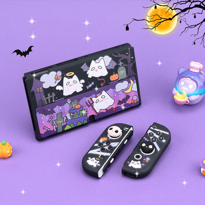 NS Game Soft Shell Case Cute Demon Stand