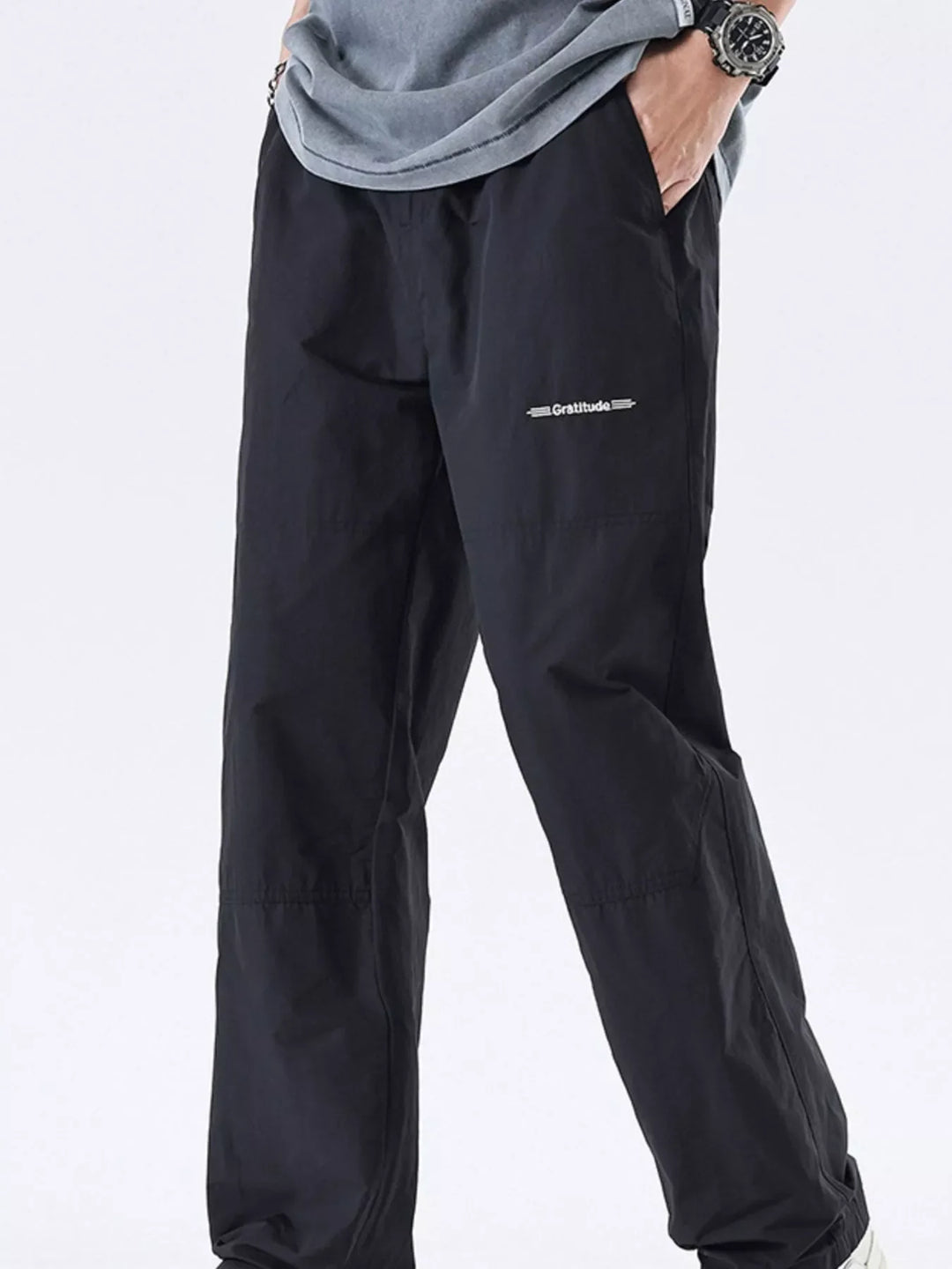 Men's Full Size Wide Leg Pants Plus Size
