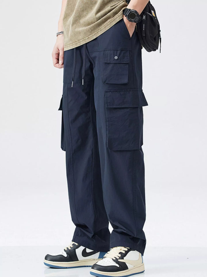 Men's Full Size Relaxed Fit Cargo Pants Plus Size