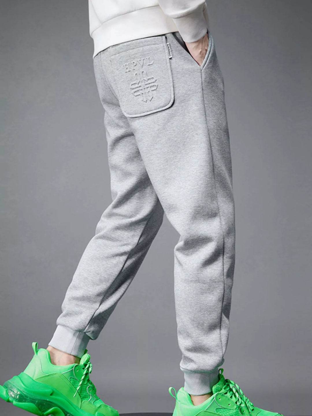 Men's Drawstring Joggers with Pockets