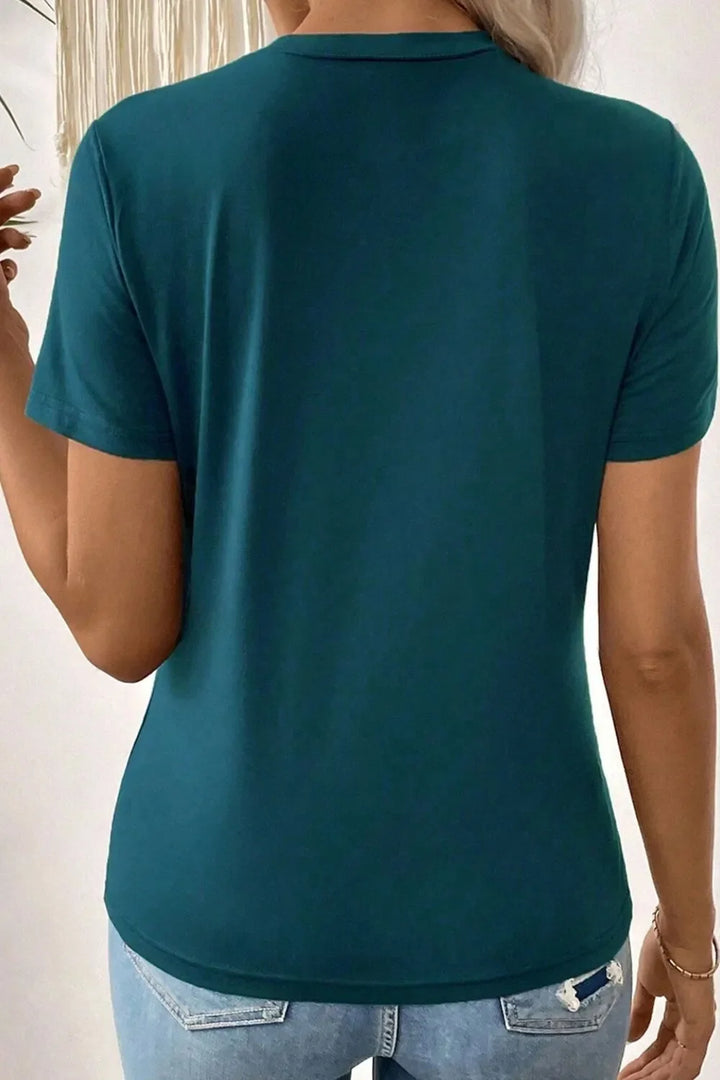 Round Neck Short Sleeve T-Shirt