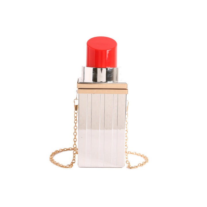 Acrylic Lipstick-shaped Single-shoulder Crossbody Bag