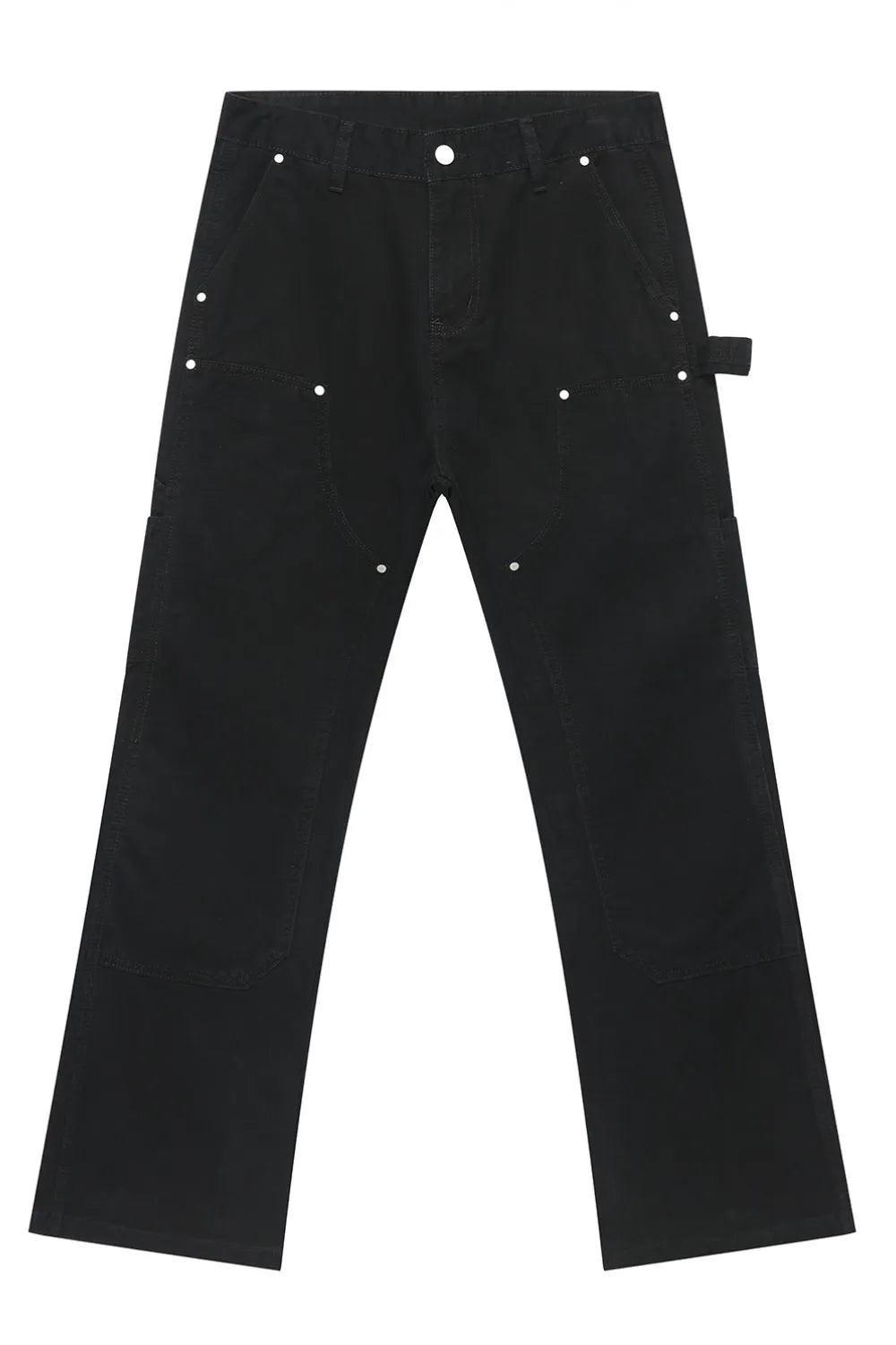 Mid Rise Baggy Jeans with Pockets