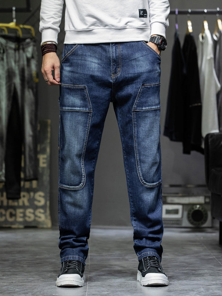Men's Relaxed Fit Cargo Jeans
