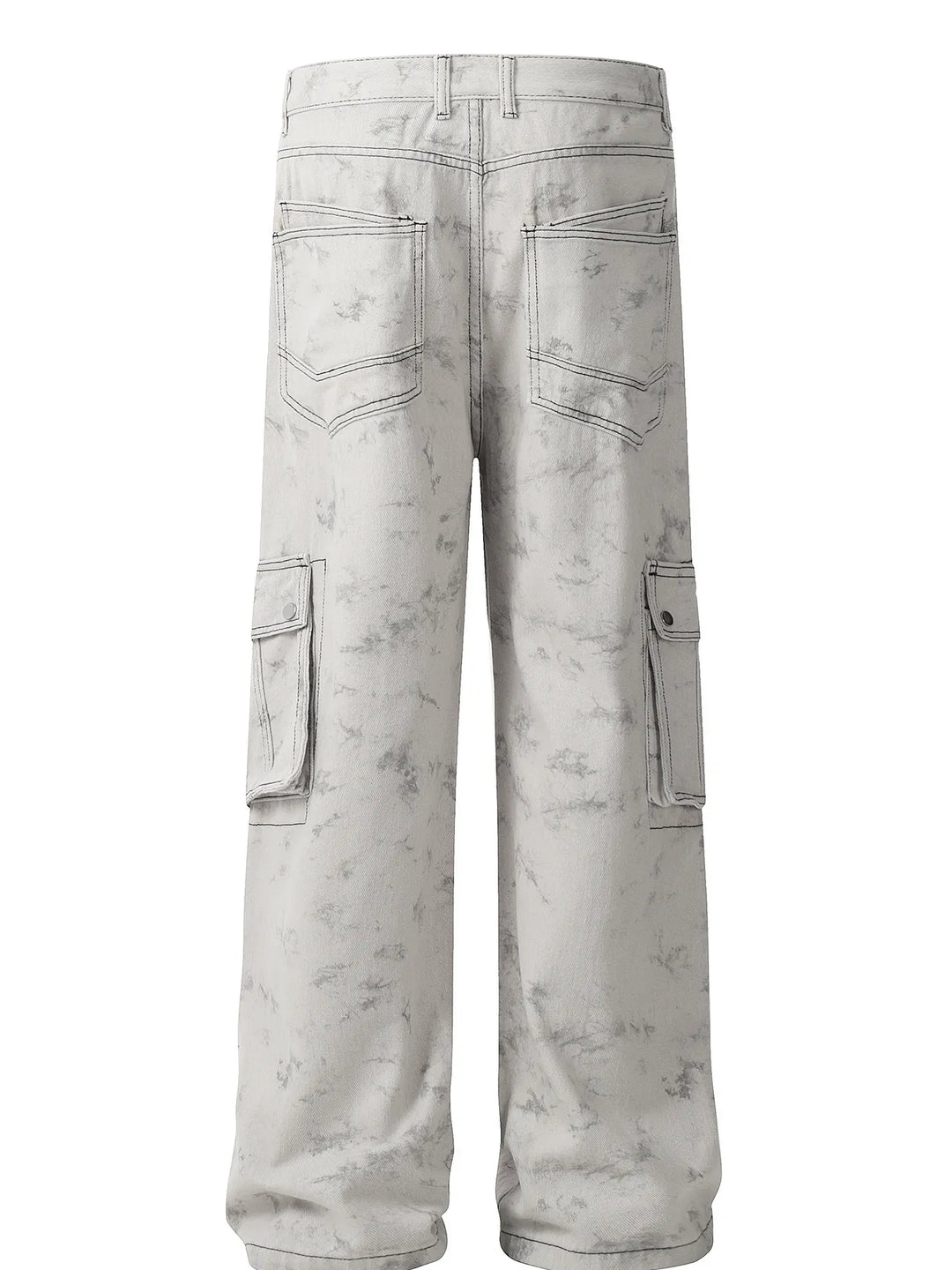 Men's Contrast Stitching Loose Fit Pants