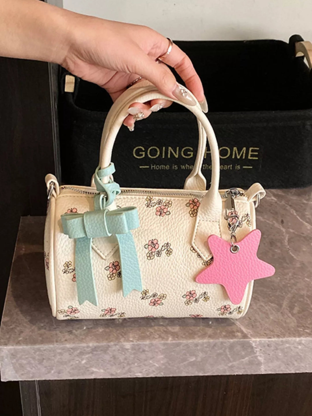 Floral Print Crossbody Bag