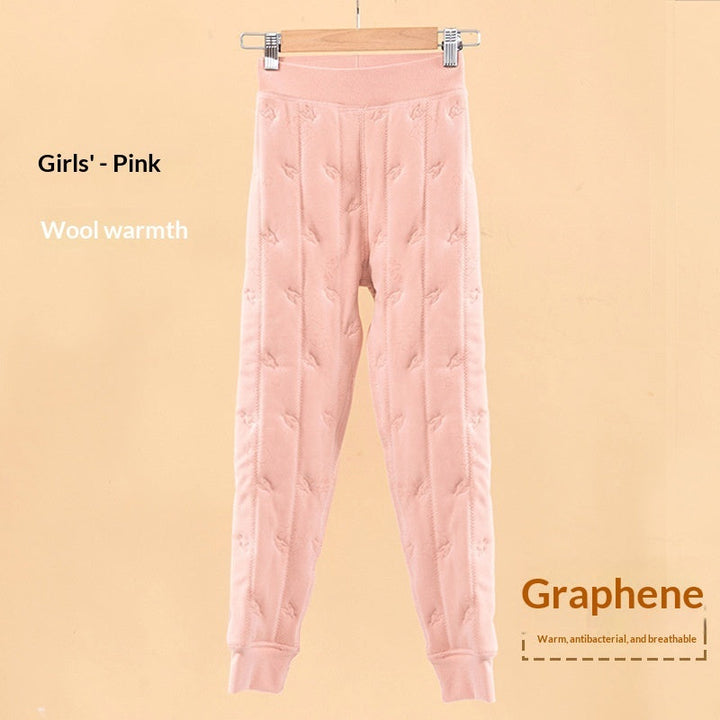 Winter Thickened Warm Keeping Pants For Children