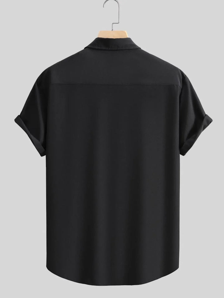 Men's Button Up Short Sleeve Shirt