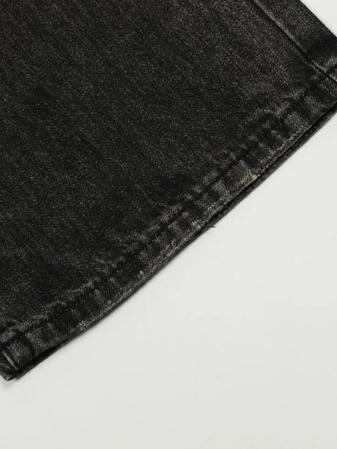 Men's Distressed Cat's Whisker Washed Bootcut Jeans