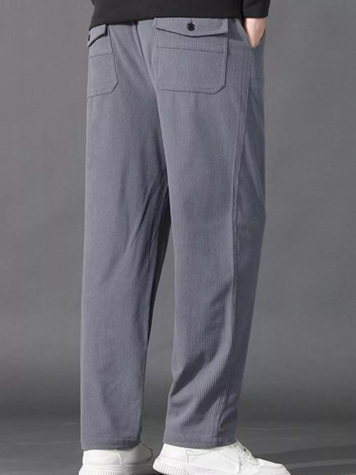 Men's Plus Size Drawstring Loose Fit Pants