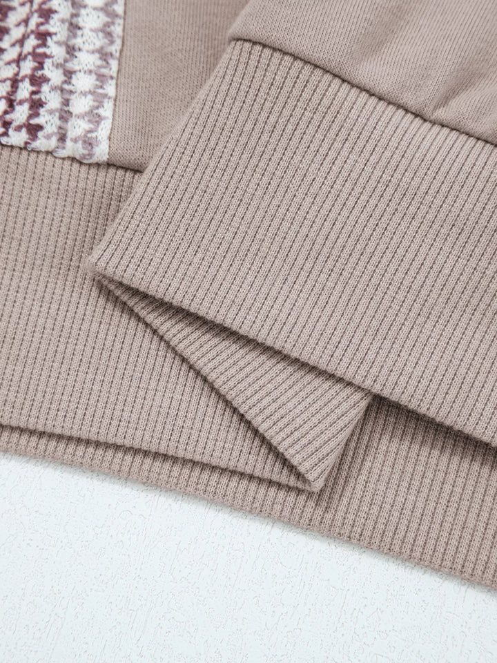 Colorblock Patchwork Baggy Hoodie