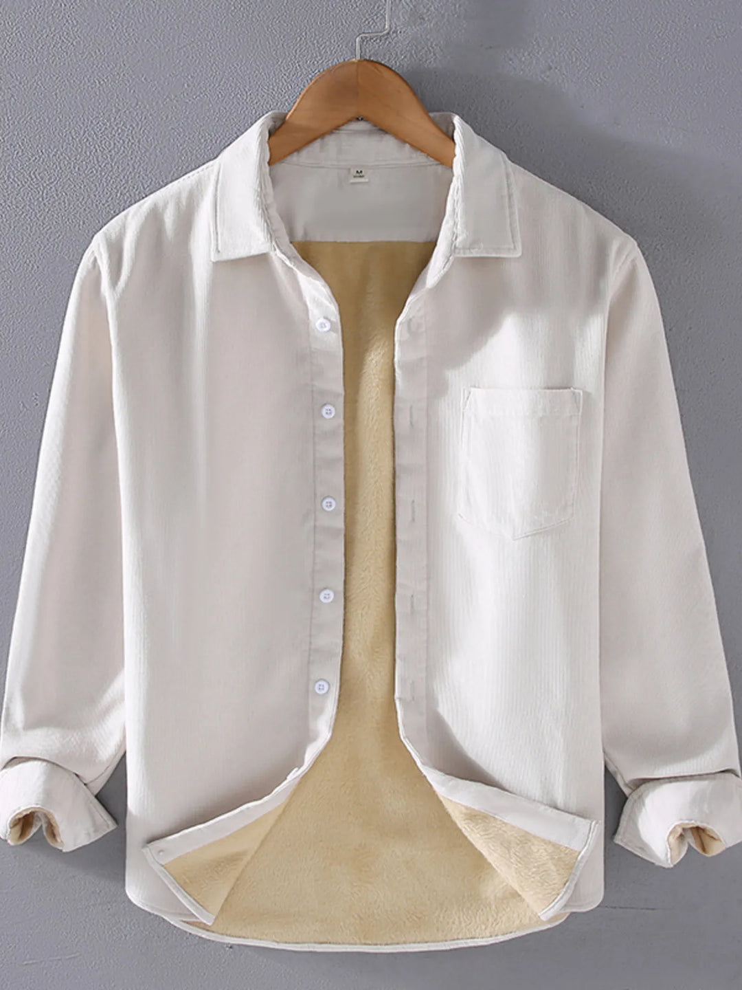 Men's Plus Size Button Up Long Sleeve Shirt