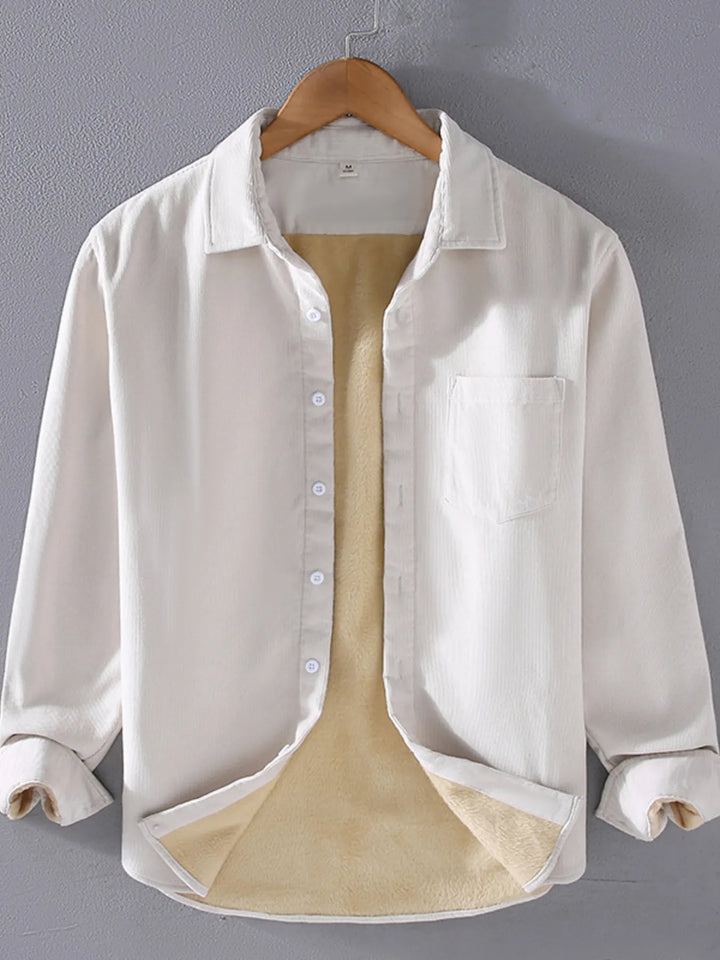 Men's Plus Size Button Up Long Sleeve Shirt