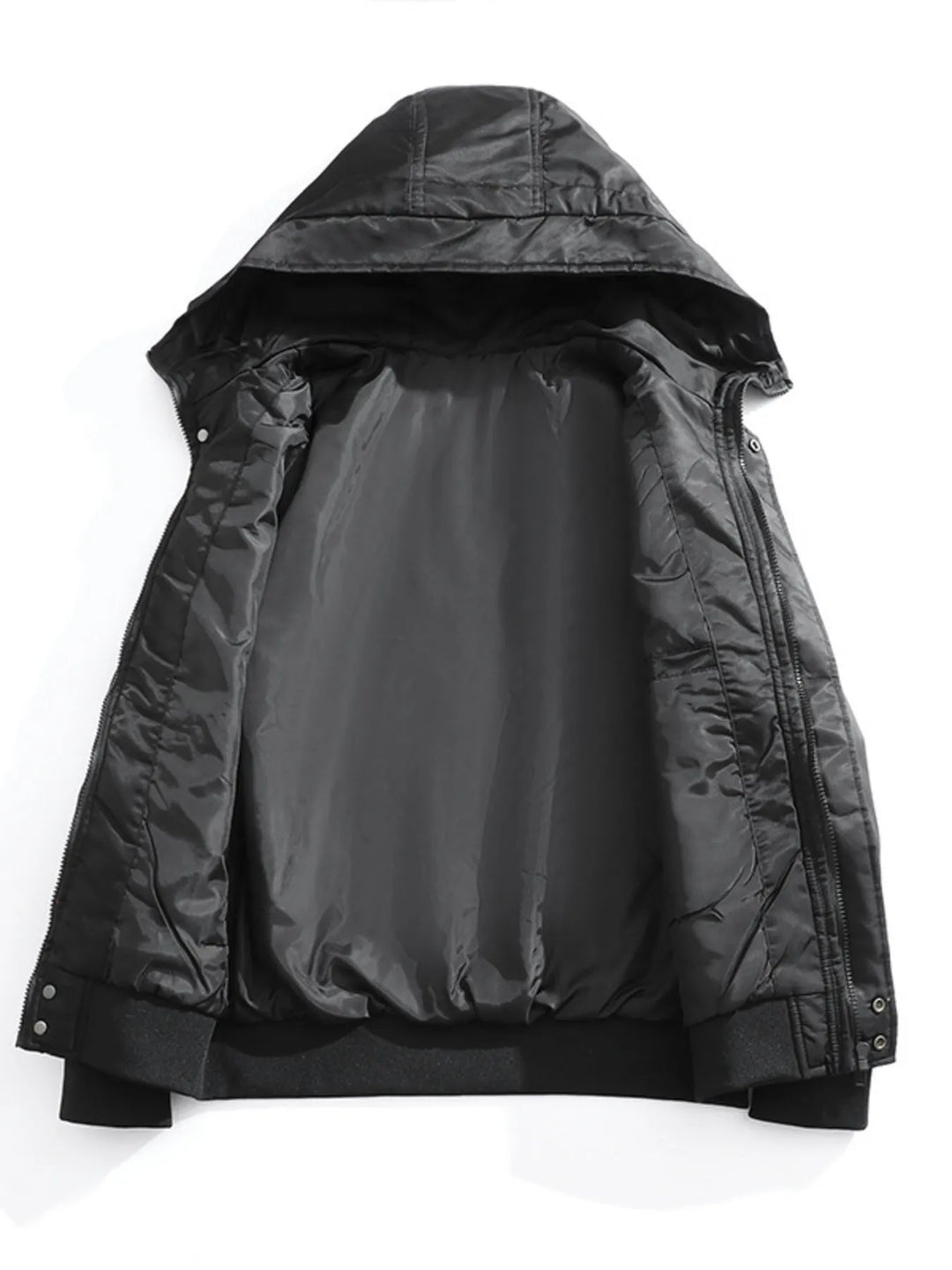 Men's Zip Up Hooded Windproof Jacket