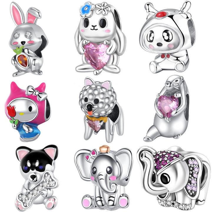 Silver-plated Beaded Jewelry Accessories For Women