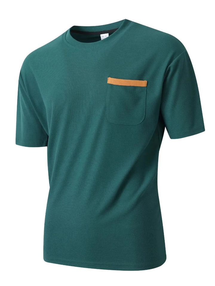 Men's Full Size Round Neck Short Sleeve T-Shirt Plus Size