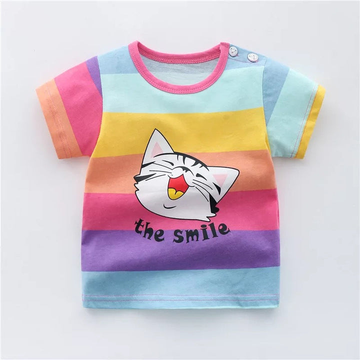 Cotton t-shirts for babies and children