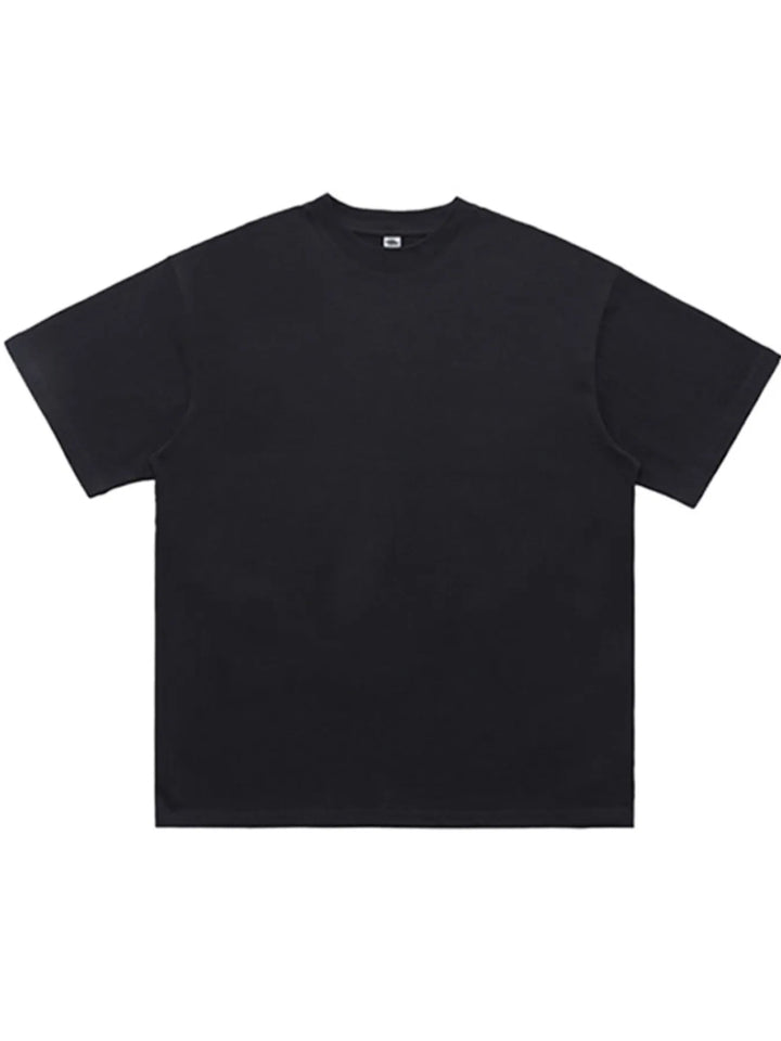 Men's Round Neck Oversized Cotton T-Shirt