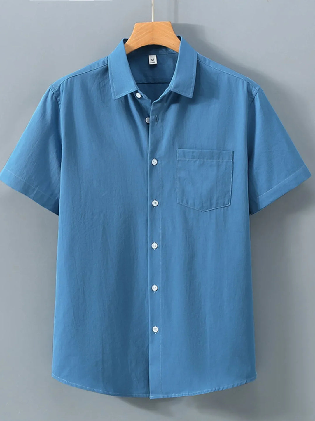 Men's Plus Size Button Up Short Sleeve Shirt