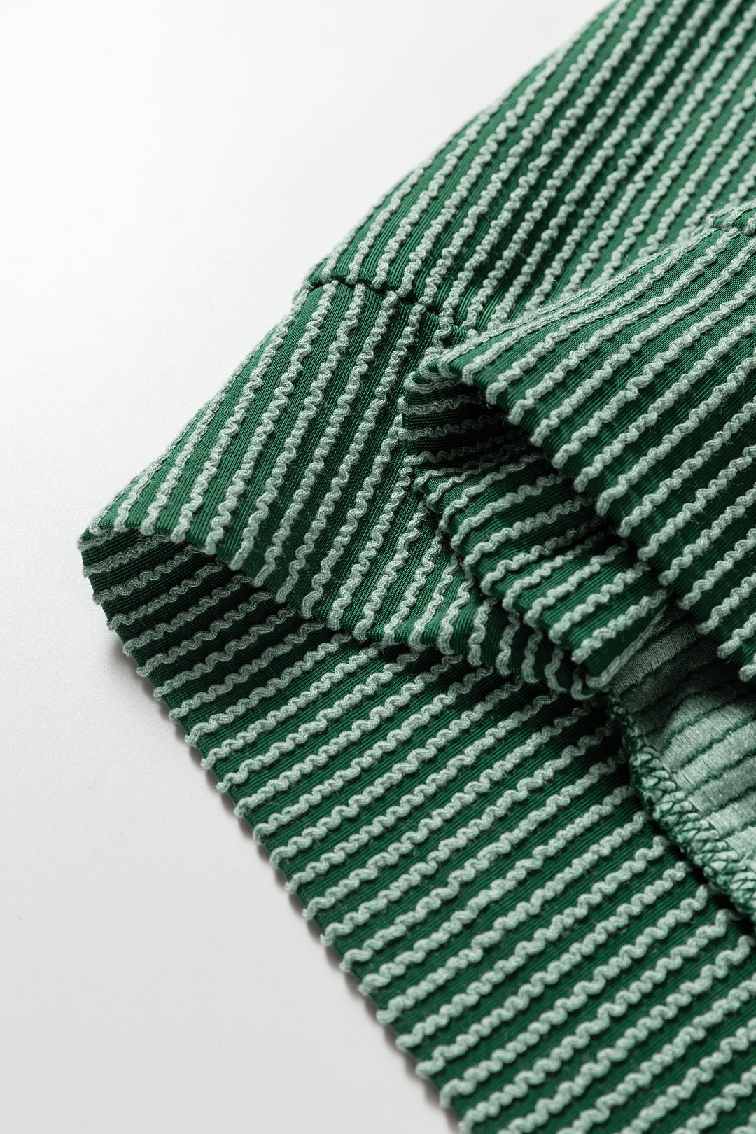 Blackish Green Twisted Rib Outlined Merry Letter Graphic Loose Long Sleeve Top