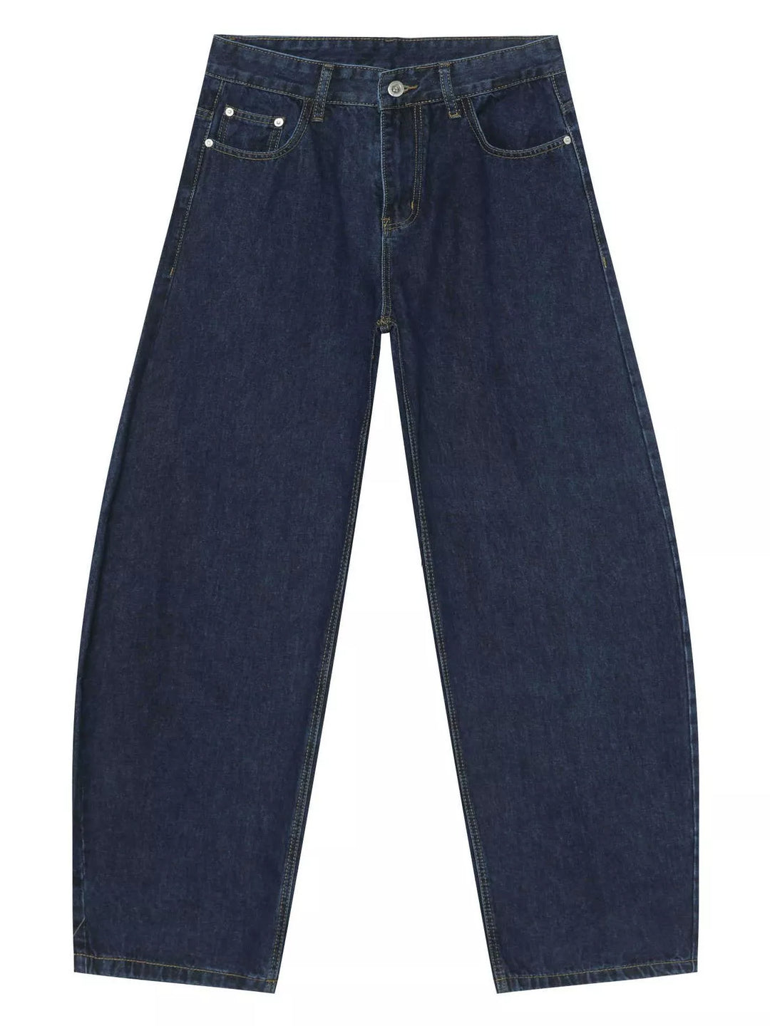 Men's Wash Wide Leg Jeans