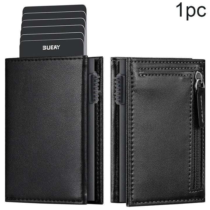 Foreign Trade First-layer Cowhide Genuine Leather Card Holder