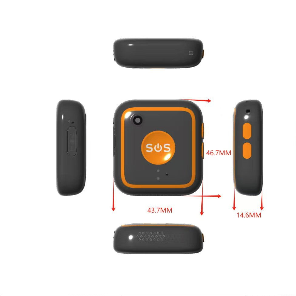 4G Anti-Lost SOS Alarm GPS Tracker Pendant