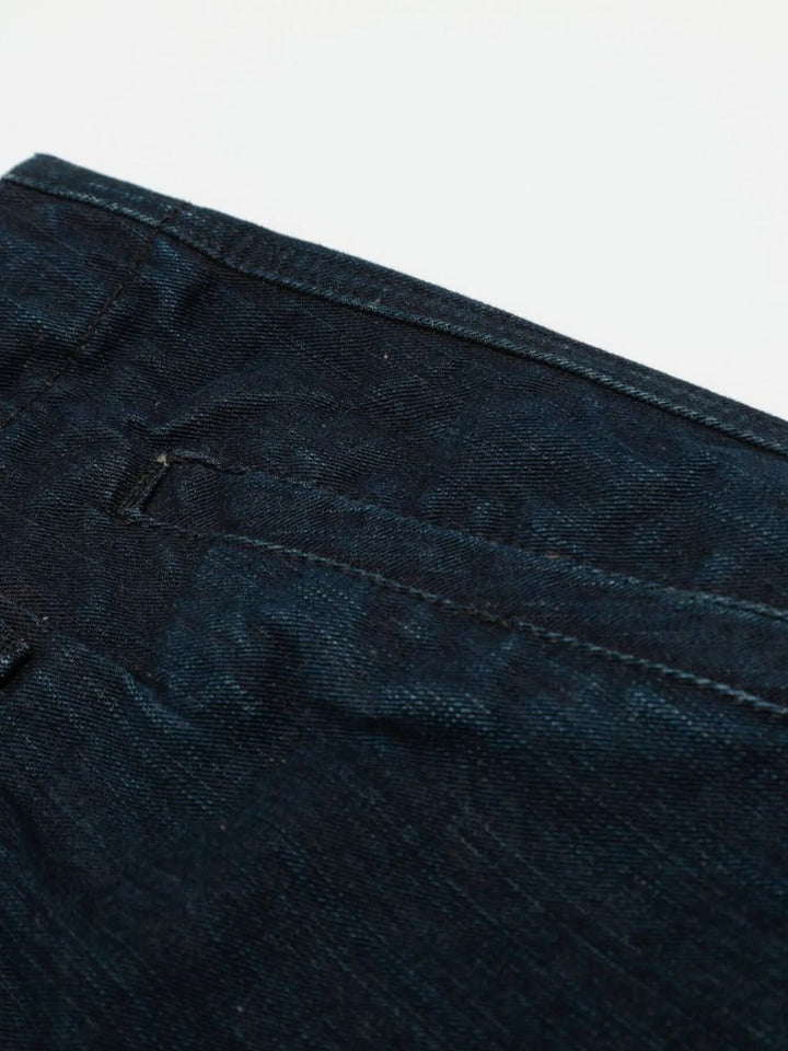 Men's Washed Button Fly Curved Jeans