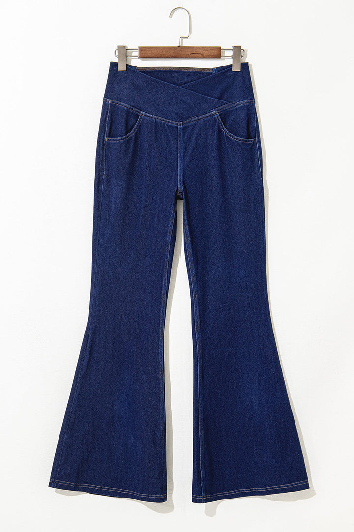 High-Waisted Flare Jeans