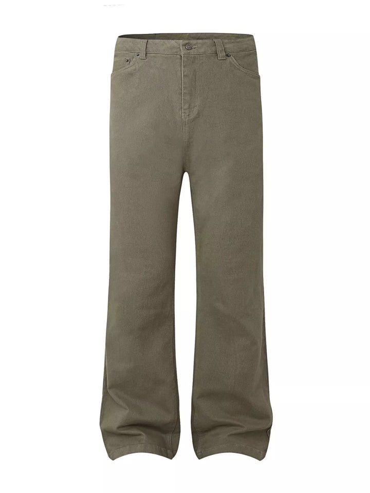 Men's High-Waisted Flare Leg Pants