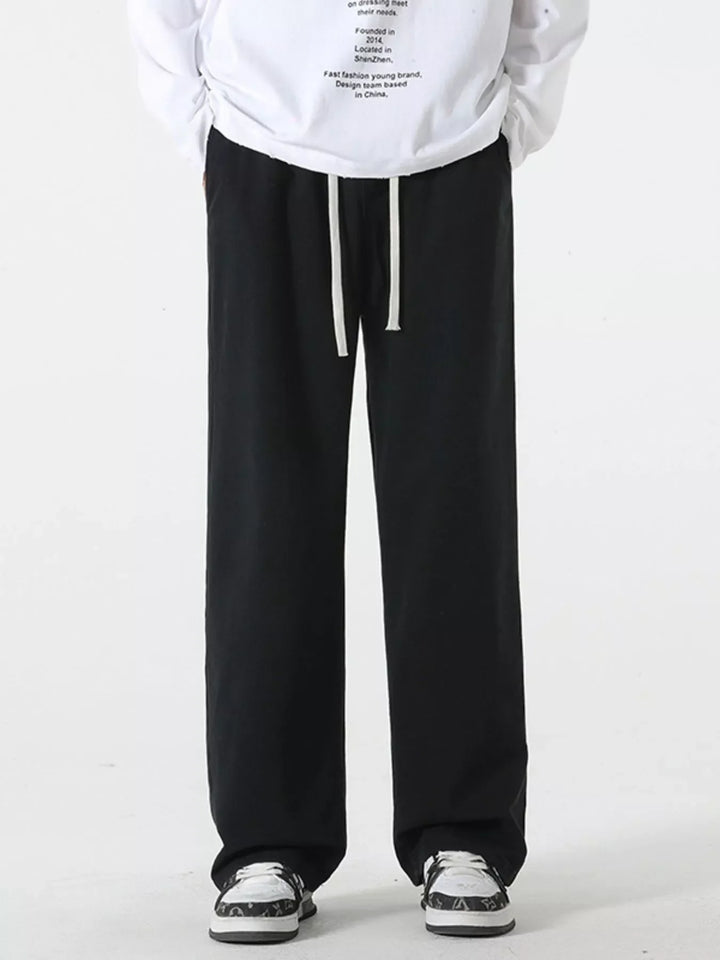 Men's Full Size Relaxed Fit Drawstring Pants Plus Size