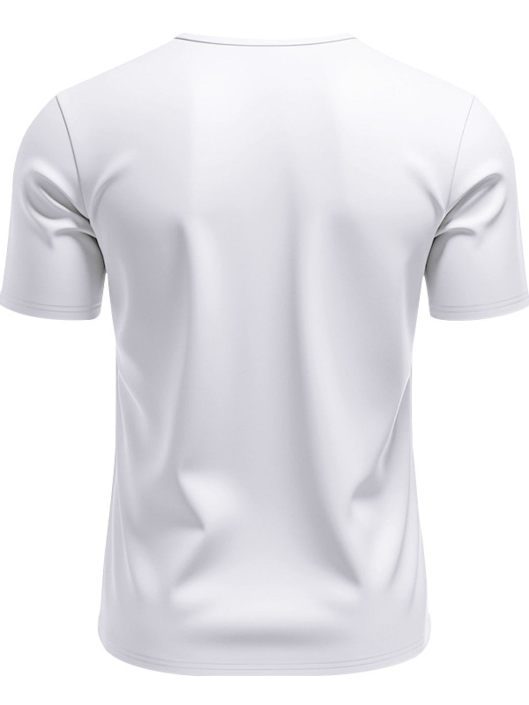 Men's Full Size V-Neck Short Sleeve T-Shirt and Shorts Set Plus Size
