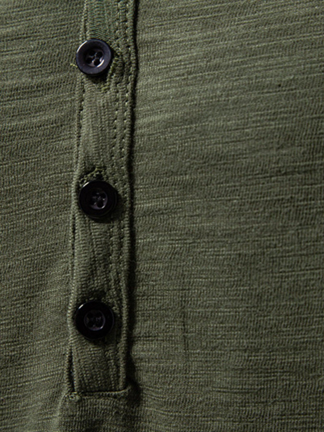Men's Casual Button Detail T-Shirt
