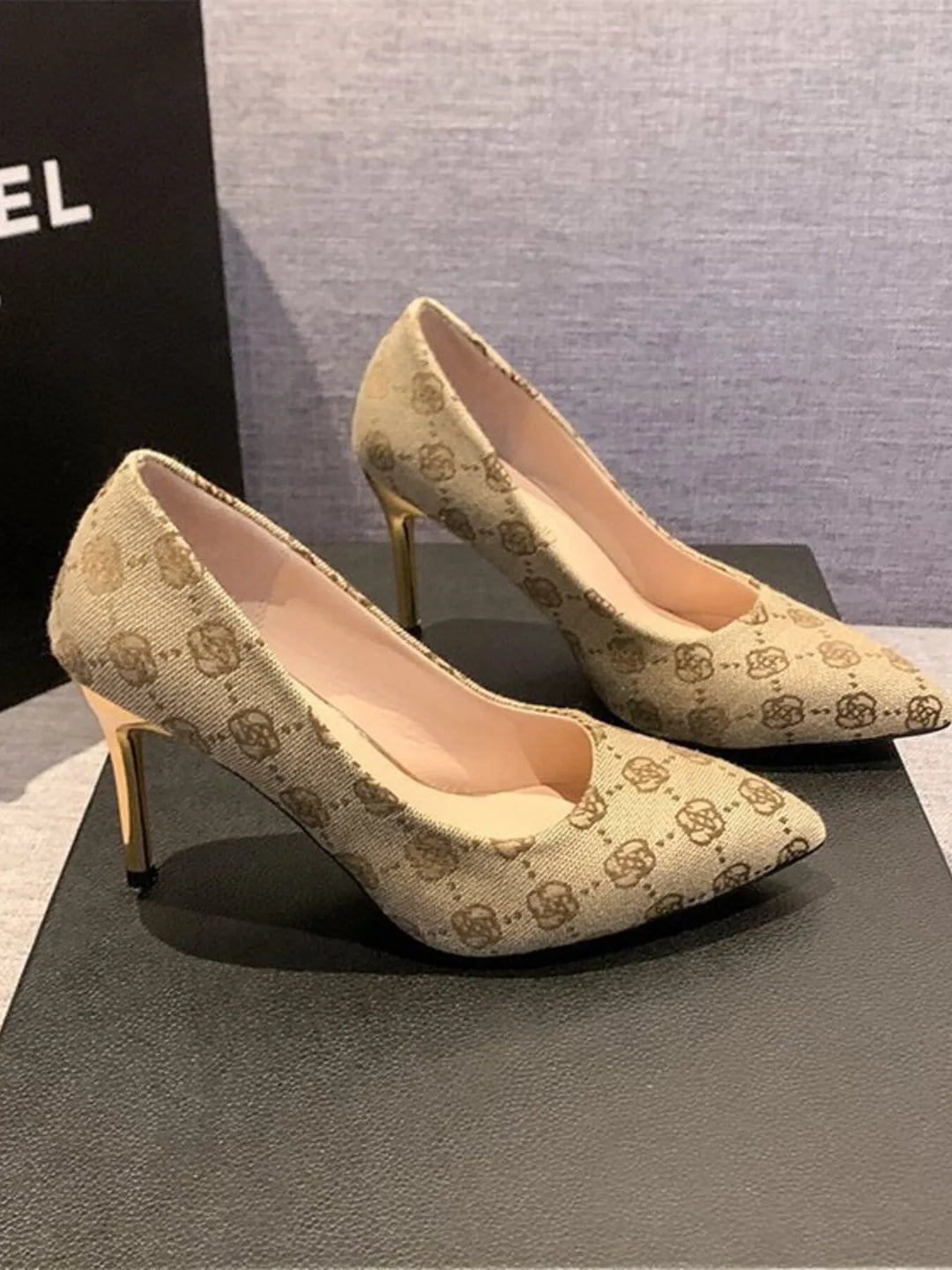 Point Toe Stiletto Pumps