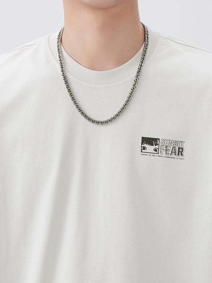 Men's Plus Size Round Neck Short Sleeve T-Shirt