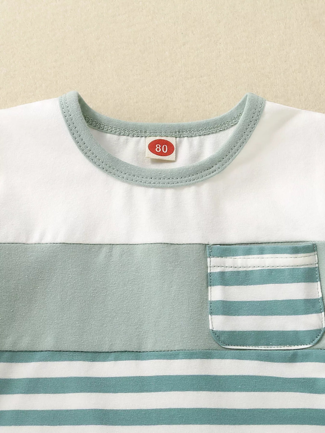 Children's Striped T-shirt and Shorts Set