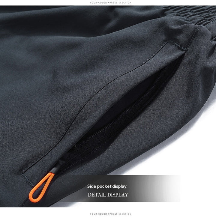 Plus-size Athletic Capri Pants Loose-fitting