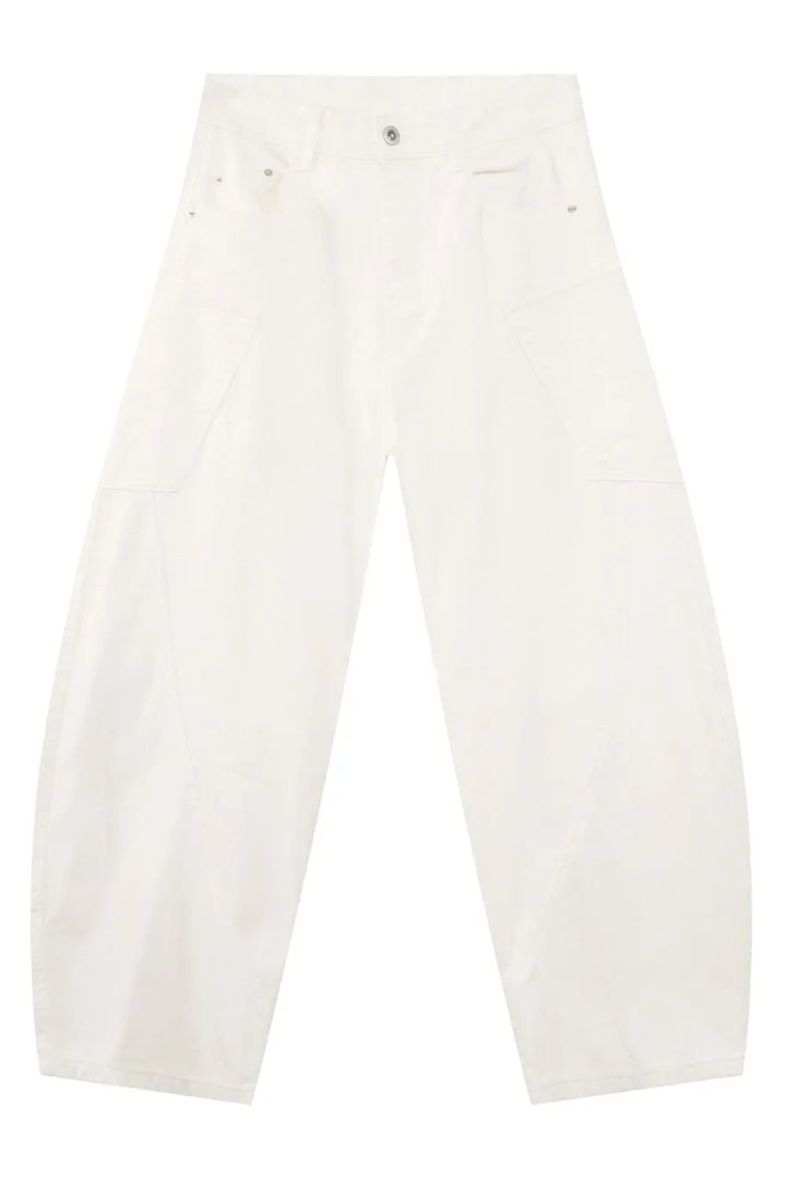 Men's Mid Rise Wide Leg Jeans