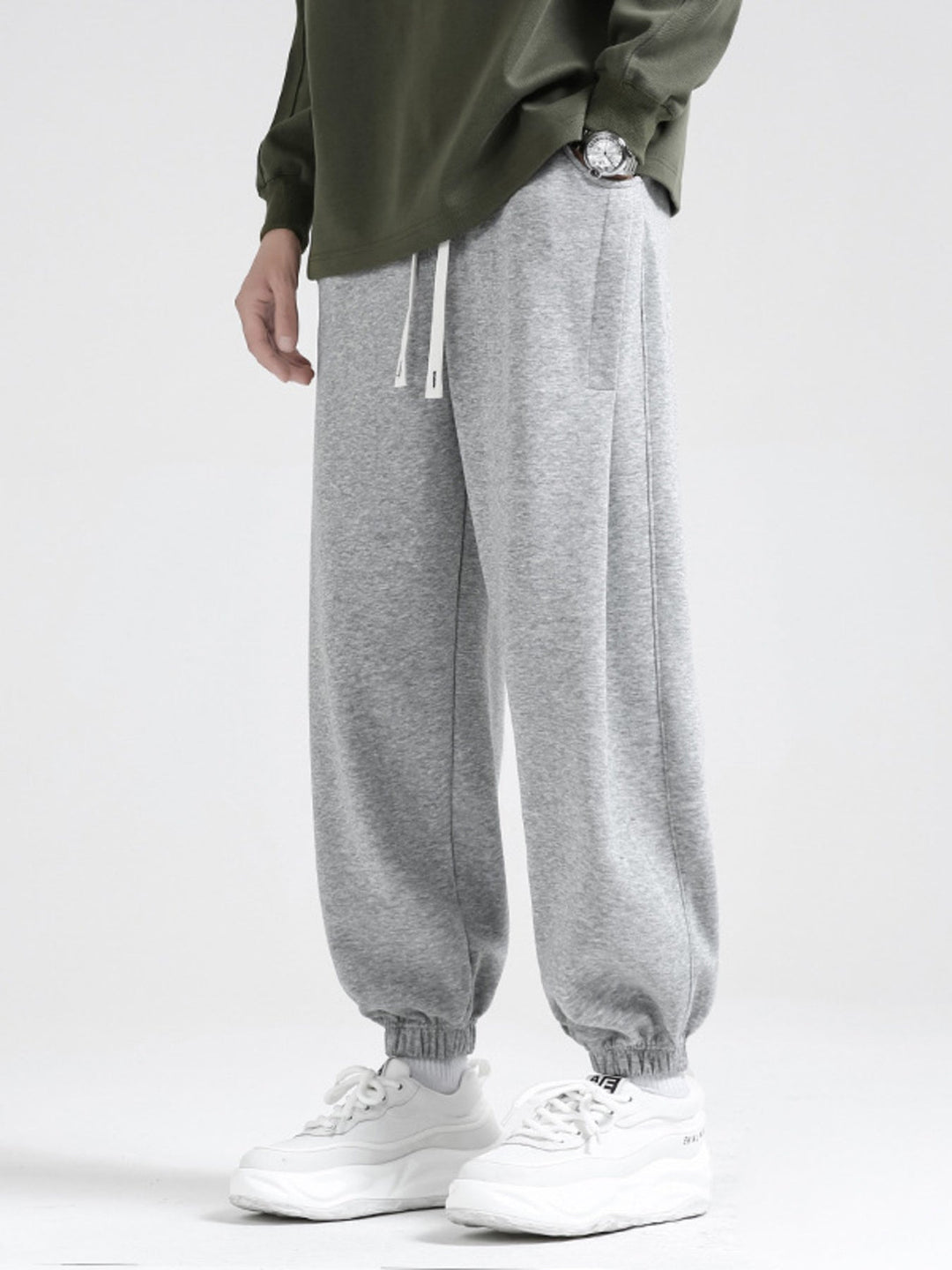 Men's Plus Size Drawstring Loose Fit Joggers