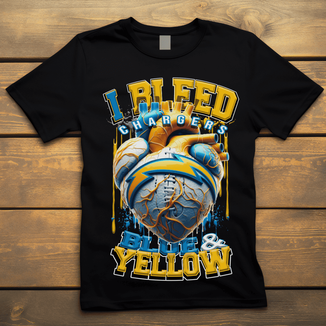 I Bleed Chargers Unisex Tee