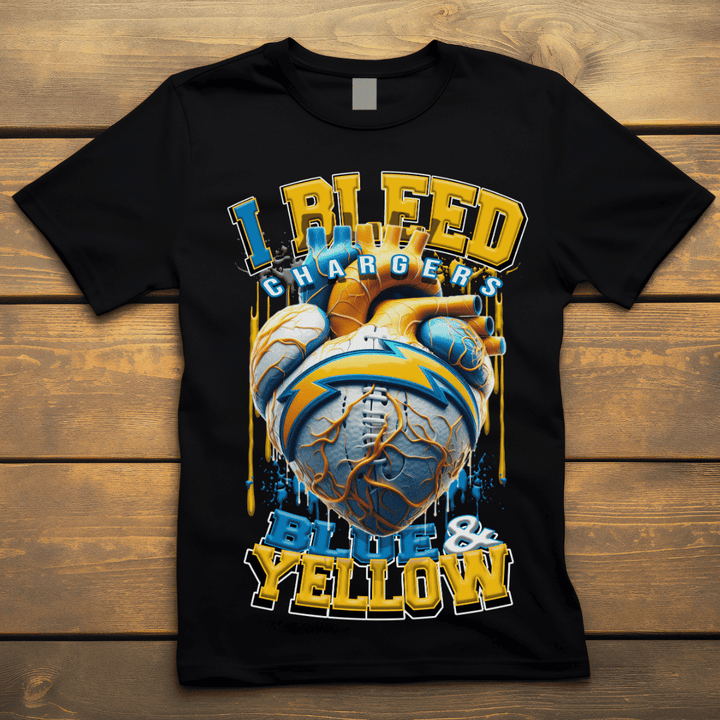 I Bleed Chargers Unisex Tee
