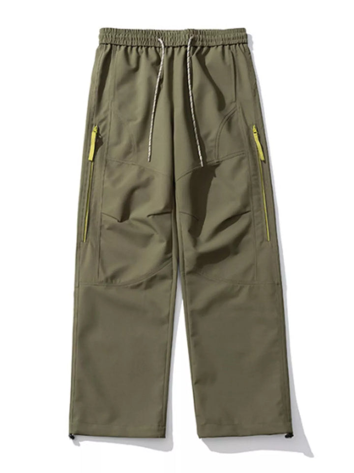 Men's Drawstring Wide Leg Pants