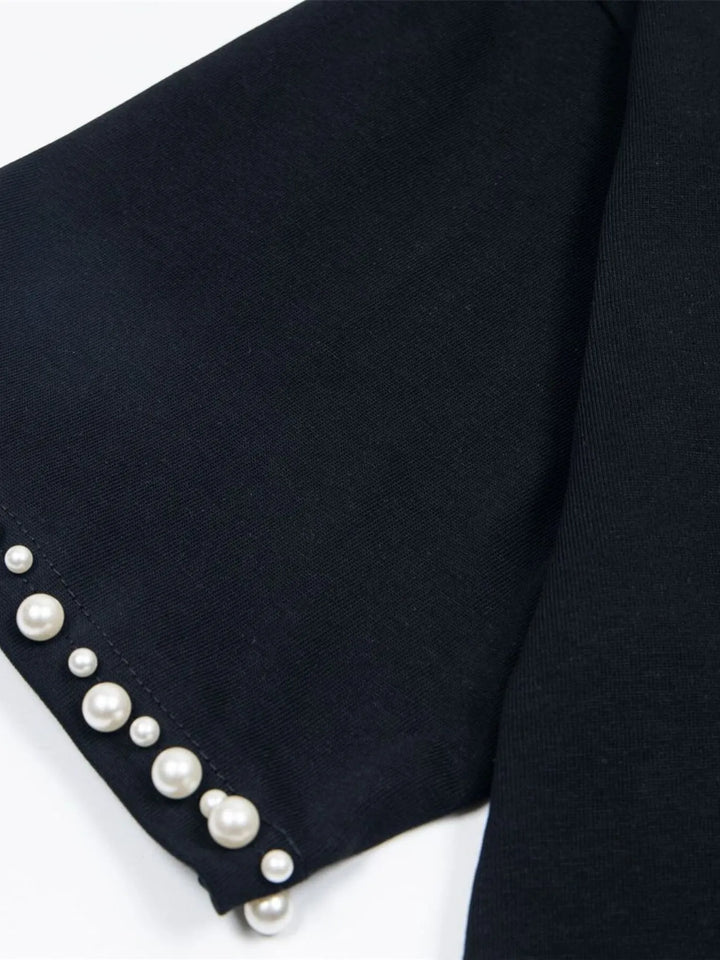 Men's Pearl Detail Round Neck T-Shirt
